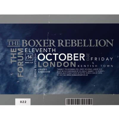 Live At The Forum 專輯 The Boxer Rebellion/Sultan & Ned Shepard