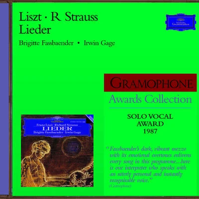 Franz Liszt: Vergiftet sind meine Lieder S.289 專輯 Irwin Gage/Brigitte Fassbaender