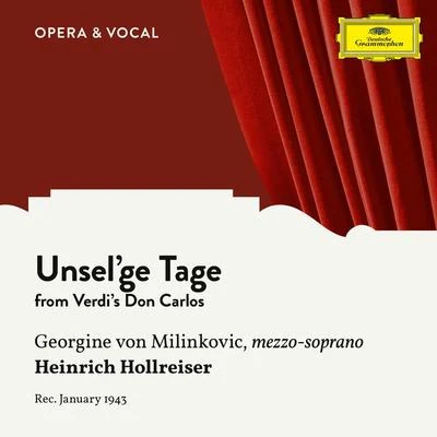 Verdi: Don Carlos: UN色狼get age 專輯 Georgine von Milinkovič