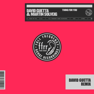 Martin Solveig/David Guetta Thing For You (David Guetta Remix)