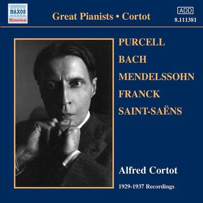 CORTOT, Alfred: Recordings (1929-1937) 專輯 Alfred Cortot