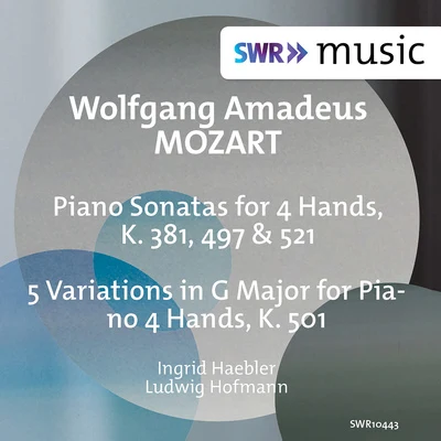 MOZART, W.A.: Sonatas for Piano 4 Hands, K. 381, 497 and 5215 Variations in G Major for Piano Duet (Haebler, Hoffmann) (1956) 專輯 Ingrid Haebler