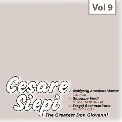 Cesare Siepi - The Greatest Don Giovanni, Vol. 9 專輯 Cesare Siepi