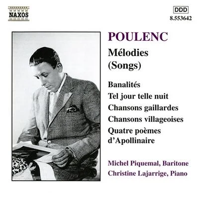 POULENC: Melodies 專輯 Yuriko Naganuma/Michel Piquemal/Jean-Parice Brosse/Ensemble Instrumental Jean-Walter Audoli/Jacques Vandeville