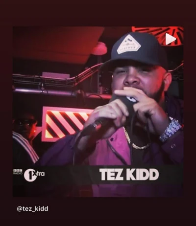 歌手 Tez KiddThorpey