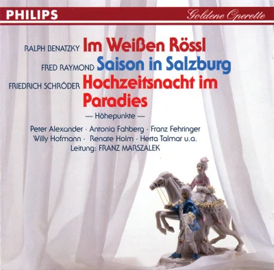 歌手 CHOR (钟楚翘)Erika KöthBerliner SymphonikerGustav NeidlingerFritz GanssRudolf SchockHorst LindnerManfred SchmidtGustav Neidlinger (Bass)Helga Hildebrand (Soubrette)