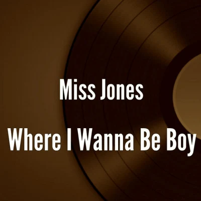 歌手 Miss Jones